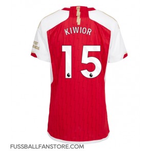 Arsenal Jakub Kiwior #15 Replik Heimtrikot Damen 2023-24 Kurzarm